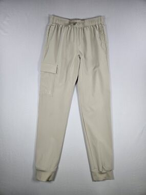 Under Armour Youth Large Tan Cargo Joggers - Very Good Condition